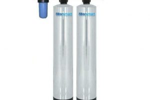 Filtersmart Whole House Water Filter System & Salt Free Water Softener Combo, Filters Chlorine & Sediment Filtration for 1-3 Baths, 12 GPM, 1 Million Gallons